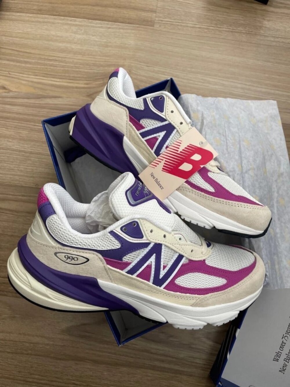 New Balance 990v Purple White Men’s Size US 9